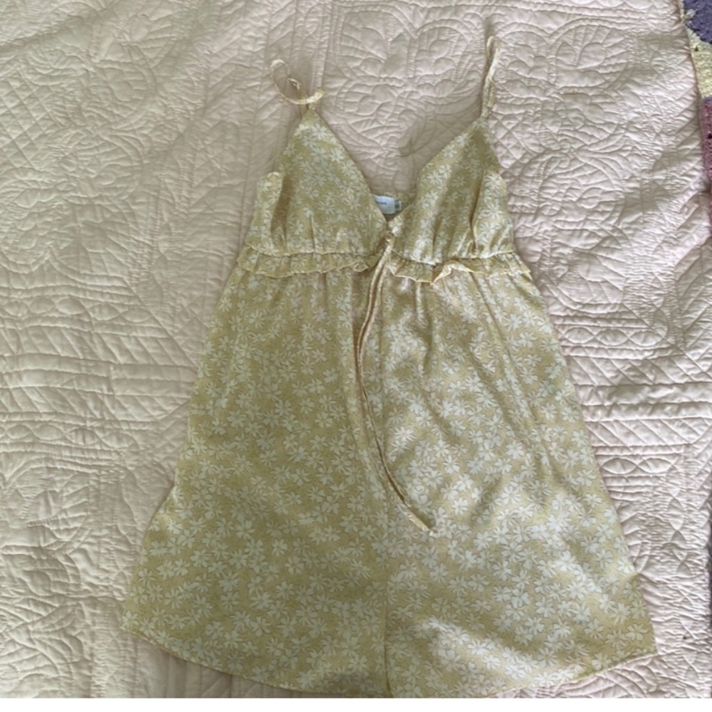 Yellow romper